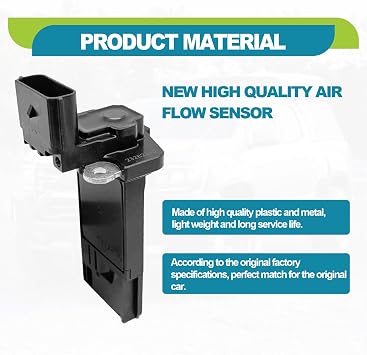 Mass Air Flow Sensor Compatible with Buick, Cadillac, Chevy and GMC Vehicles 2012-2022, Enclave, Escalade, Impala, Silverado 1500, Sierra 1500, Tahoe, Yukon and More, Replace OE 23262343
