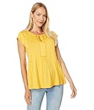 Cap Sleeve Dot Top with Trim