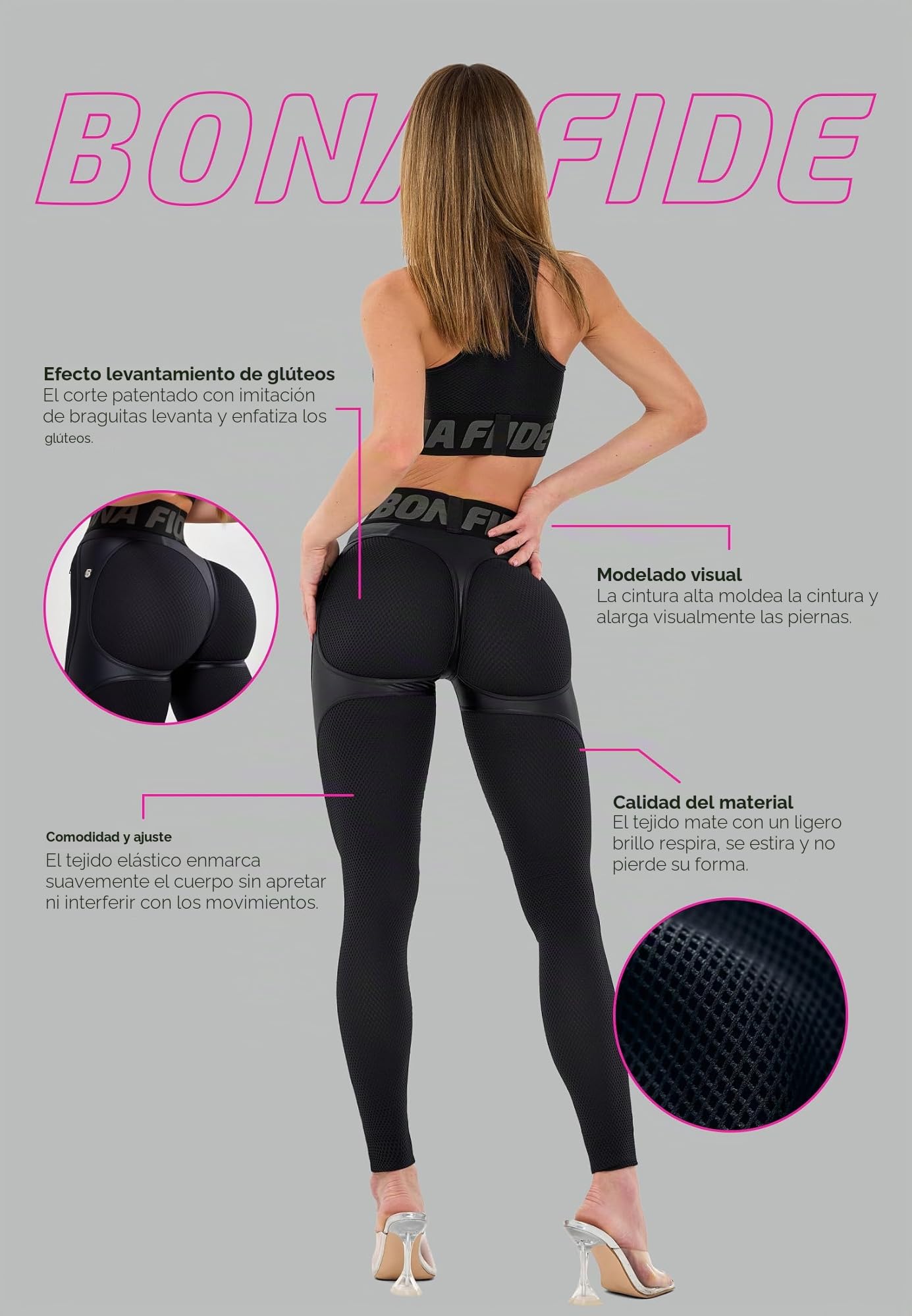 Bona Fide Push-up Leggings Mujer