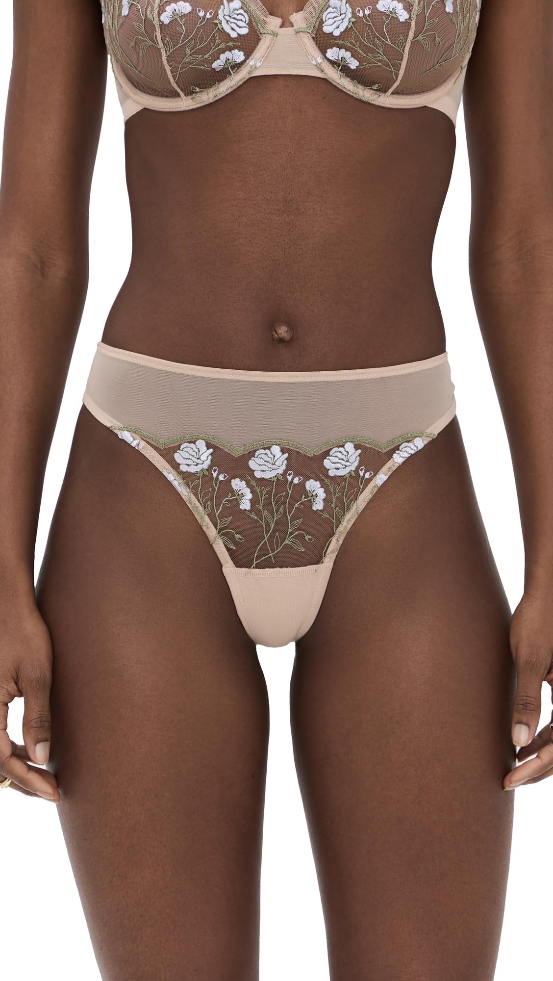 Photo 1 of Skarlett Blue Women's Enamoured Thong, Ice Purple Combo, L