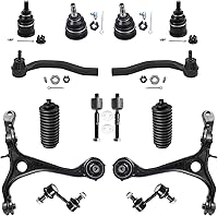 Vista 23 de Detroit Axle - Kit de suspensión frontal de 15 piezas para Jeep Grand Cherokee 99-04 1999 2000 2001 2002 2003 2004, brazos de control superior e