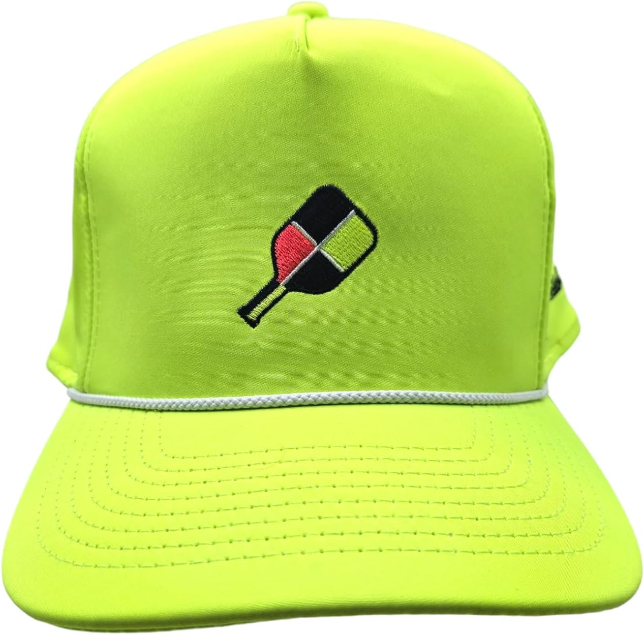 Pickleball Hat Paddle Logo Rope Hat Adjustable Unisex