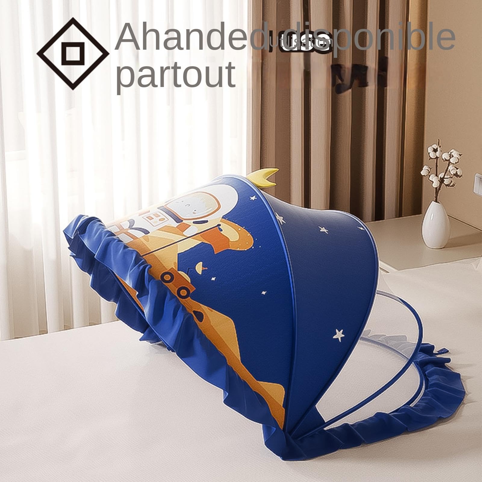 Filet De Lit Bébé Moustiquaire Respirante Anti-Mouches pour Berceau