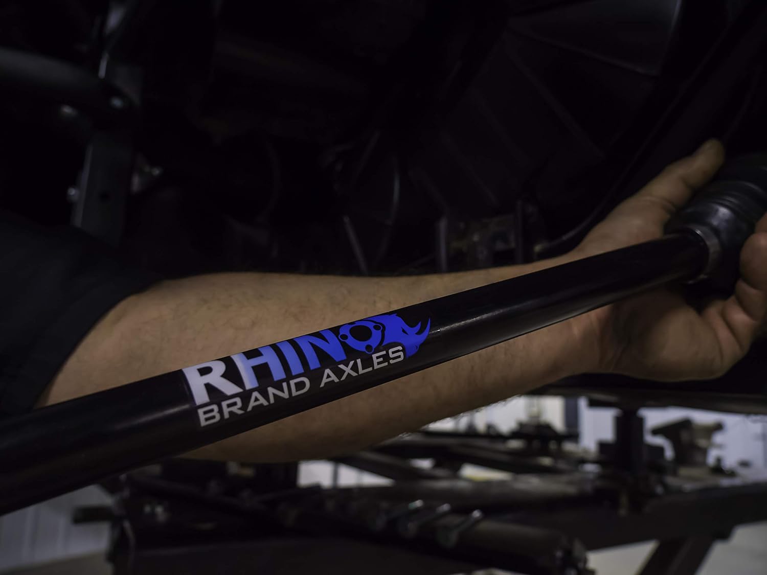 SuperATV Heavy Duty Rhino Rear Axle Compatible with Polaris Ranger Midsize EV/ETX/500/570/570 Crew (See Fitment For Years), Stronger Than Stock, Constructed with 4340 Chromoly Steel