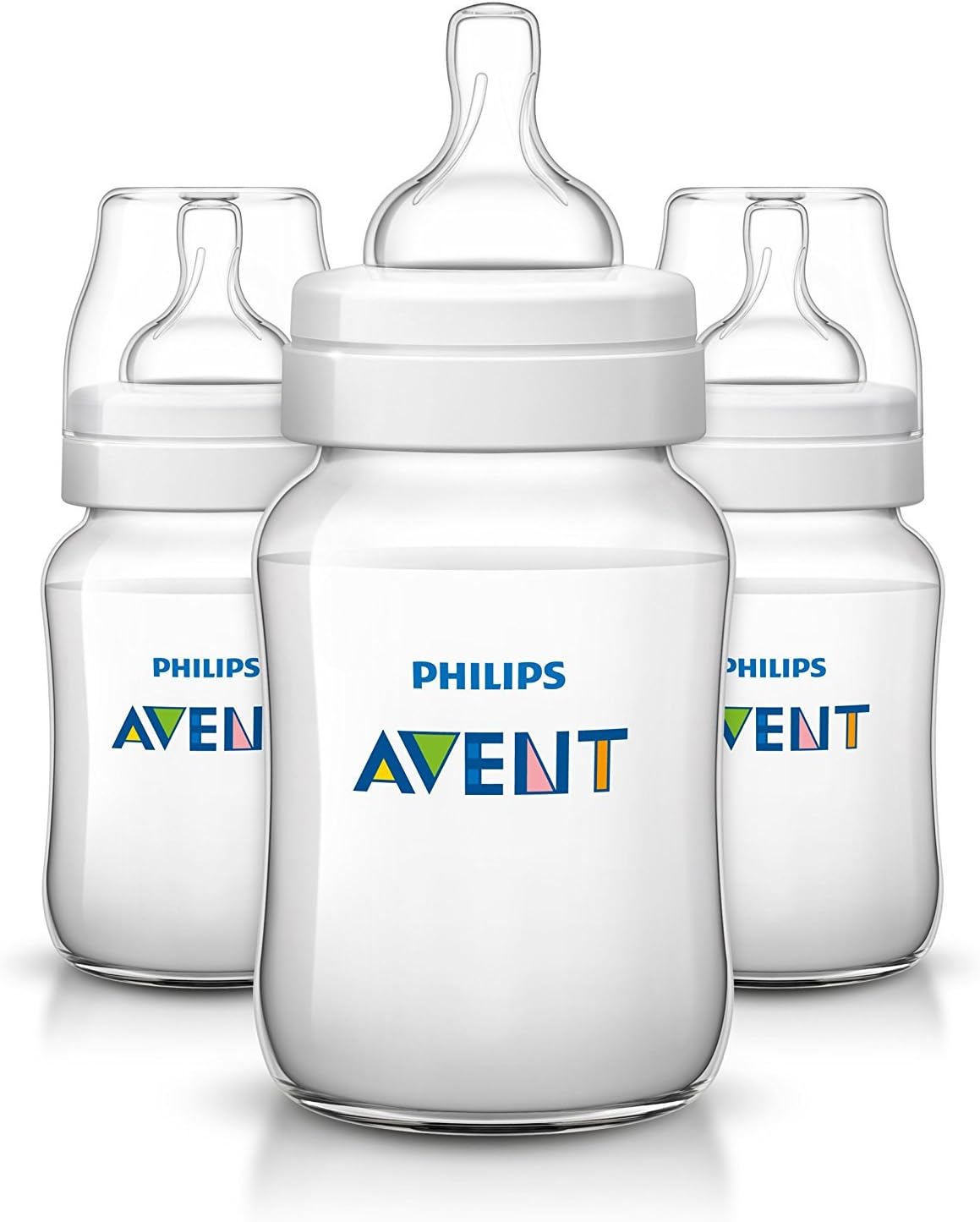 Philips Avent 125ml Classic Plus Feeding Bottle (Twin Pack), White Colour