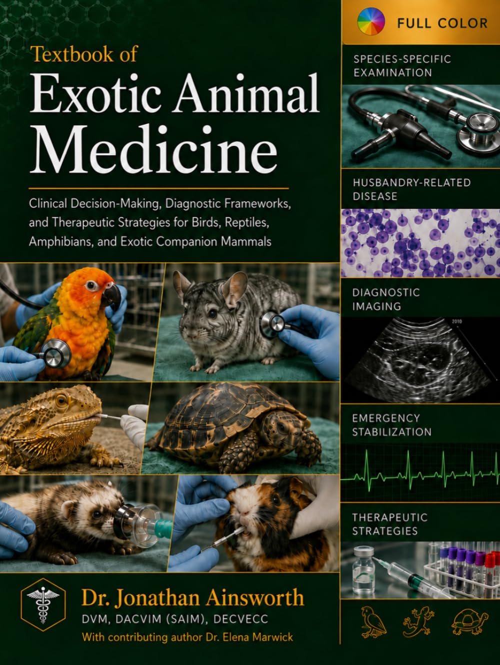 Textbook of Exotic Animal Medicine: Clinical Decision-Making, Diagnostic Frameworks, and Therapeutic Strategies for Birds, Reptiles, Amphibians, and ... Veterinary Clinical Medicine Library)