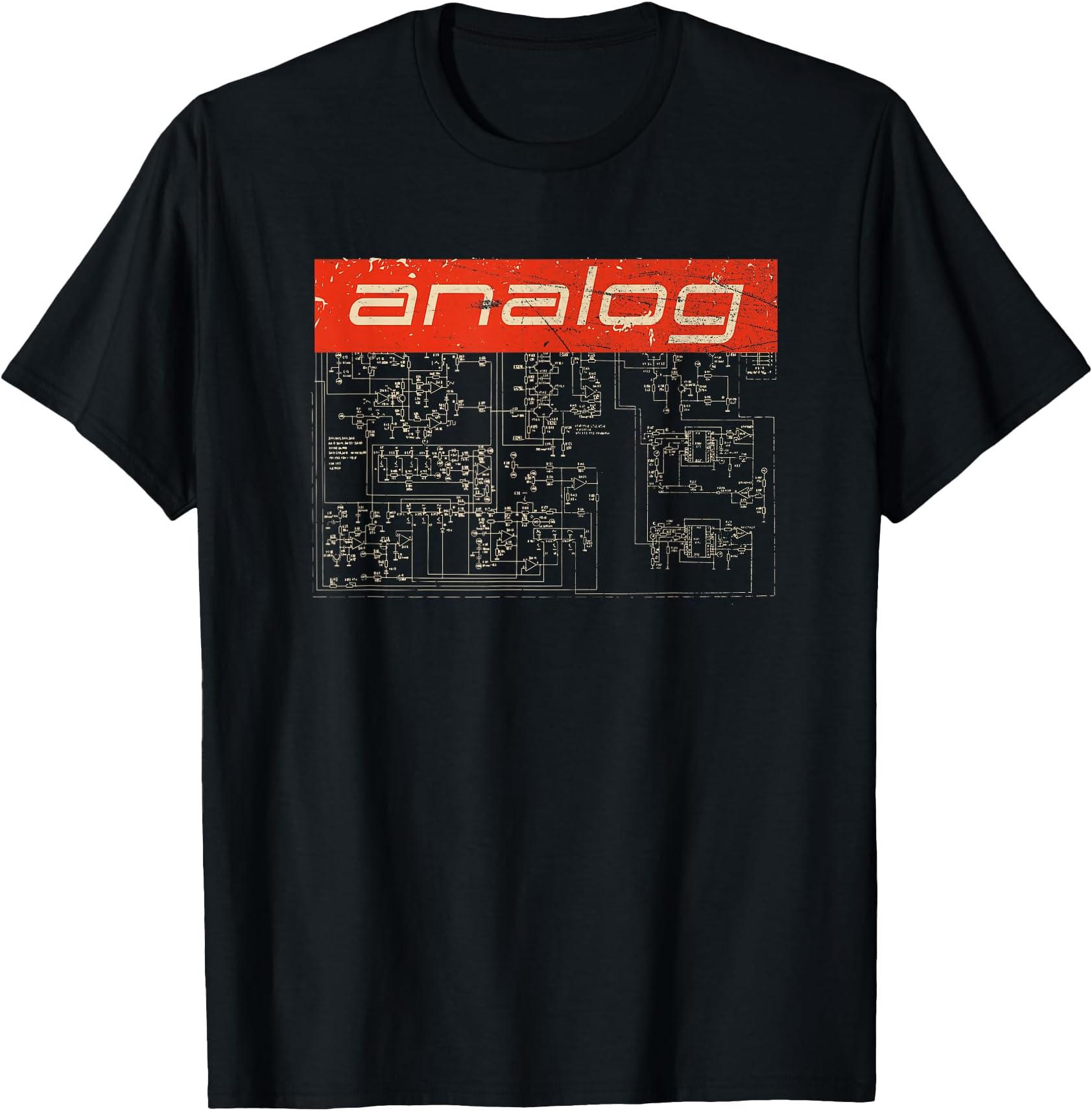 - Synthesizer Analog Synth - Techno Attack Vintage T-Shirt T-Shirt