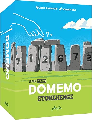 Domemo Stonehenge - Juego de deducción lógica para adolescentes y adultos  Adivina tus números ocultos  Juego de mesa clásico Alex Randolph con