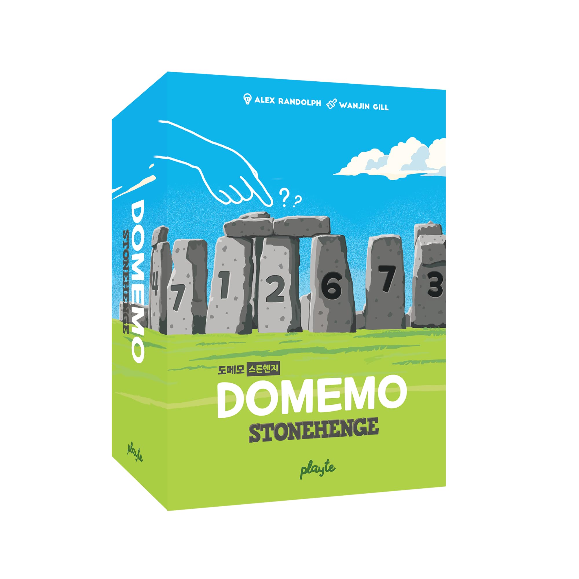 Domemo Stonehenge – Logic Deduction Game for Teens & Adults | Guess Your Hidden Numbers | Classic Alex Randolph Tabletop Game with Wooden Tiles