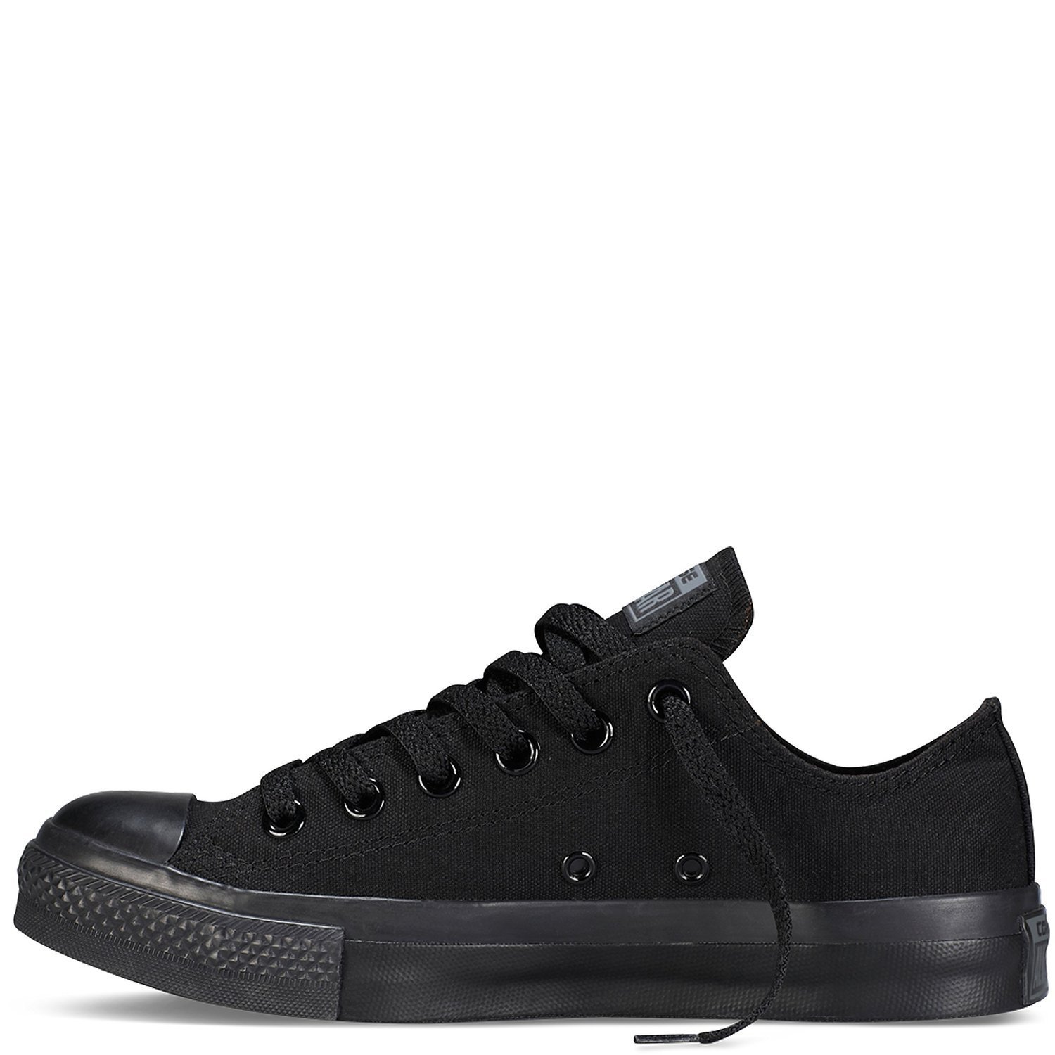 ConverseUnisex Chuck Taylor All Star Ox Low Top Classic Monochrome Black Sneakers - 7.5 B(M) US Women / 5.5 D(M) US Men