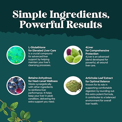 Miniatura 5 de Natures Craft Suplemento Pro Liver Support  2 veces más eficaz que el cardo mariano  Suplemento avanzado para la salud hepática con limpieza