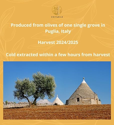 Miniatura 125 de Costabile Aceite de oliva de limón, aceite de oliva orgánico extra virgen con infusión de limón de Italia. Cosecha 2021/22. Aceite de limón