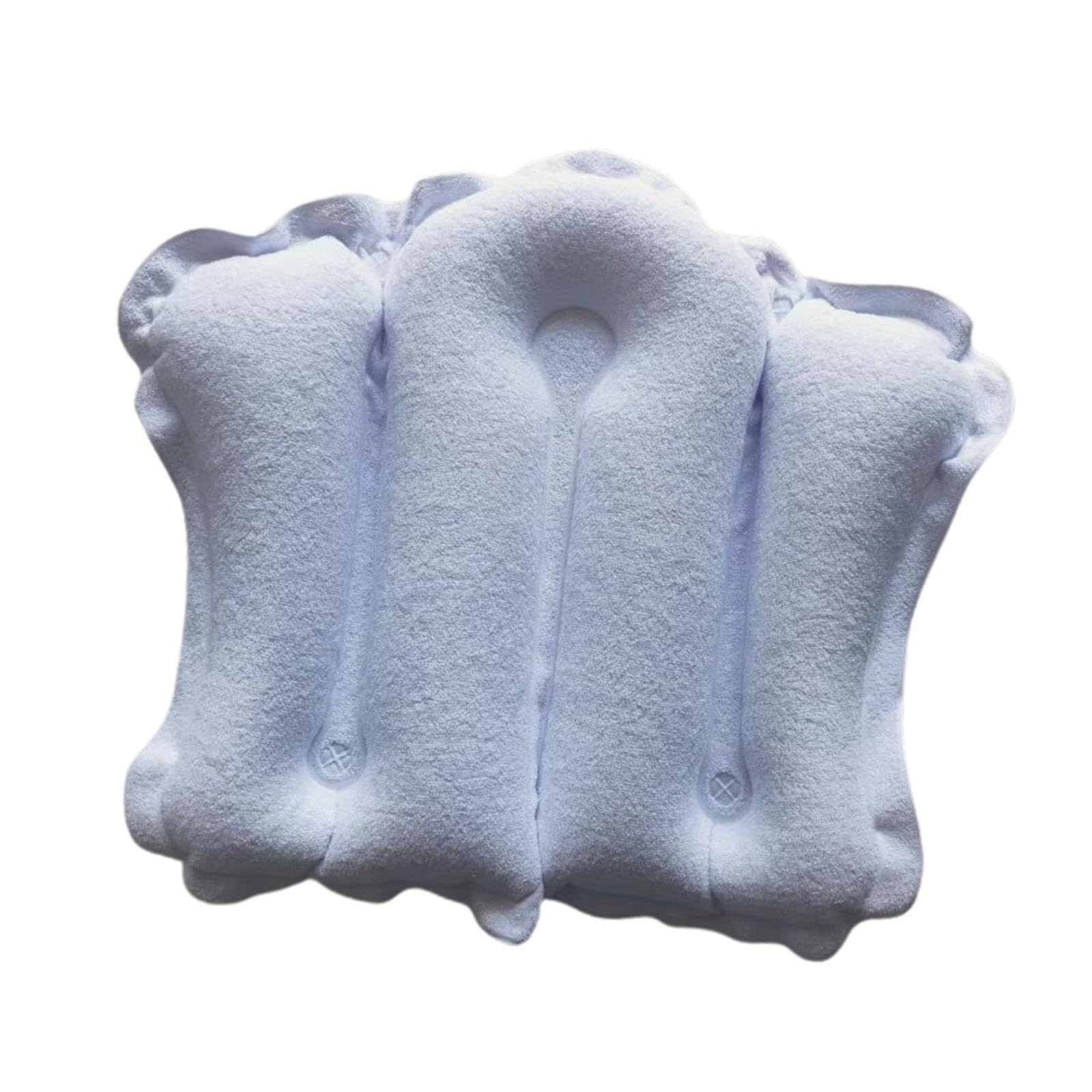 QIXCXAZ Tub SPA Bathtub Head Rest Comfortable Inflatable Bath Pillow Providing Support And Softness For Memorable Bath Times Shell Shape Pillow Neck Support, White