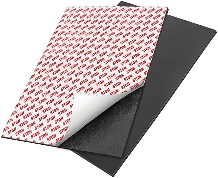 80 Mil Magnetic Sheet With Adhesive Tape Backing, 8.5x11 Inches High Energy Anisotropic Flexible Rubber Magnets 2 Pack,Easy to Cut for Arts, Crafts & DIY Projects