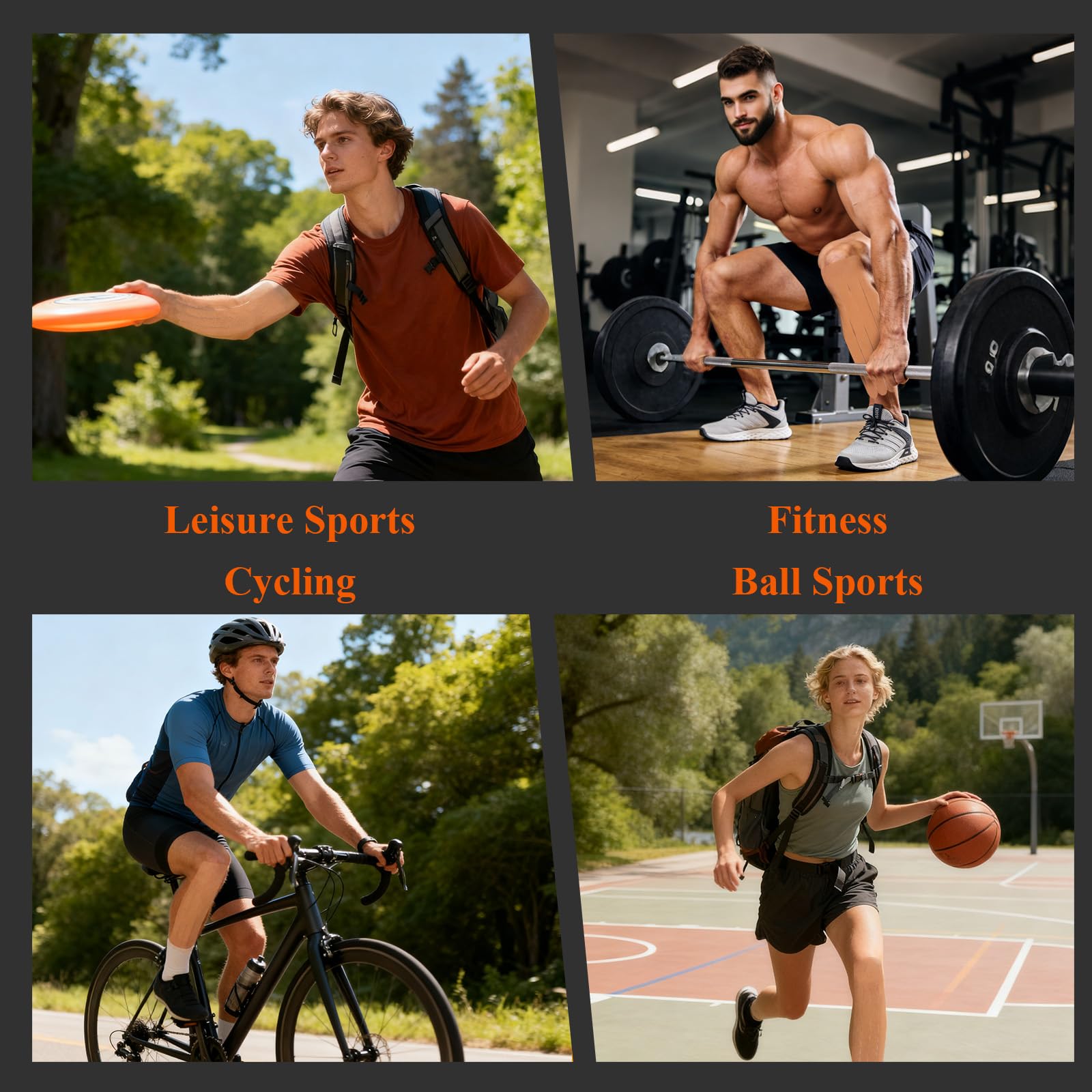 30 Stück elastisches Sporttape, Sporttherapie-Muskelband, Beinbandage gegen schlaffe Haut, vorgeschnittenes Kinesiologie-Fächerband, Ödemstreifen, elastische Fächerschnitte zur Unterstützung bei Schwe