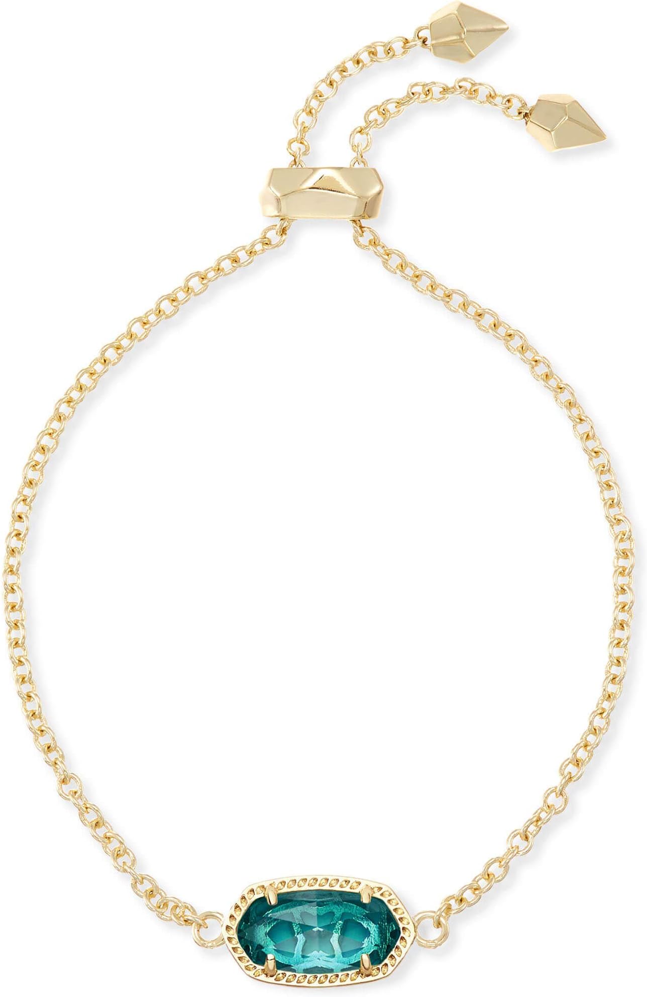 Elaina Adjustable Chain Bracelet in London Blue