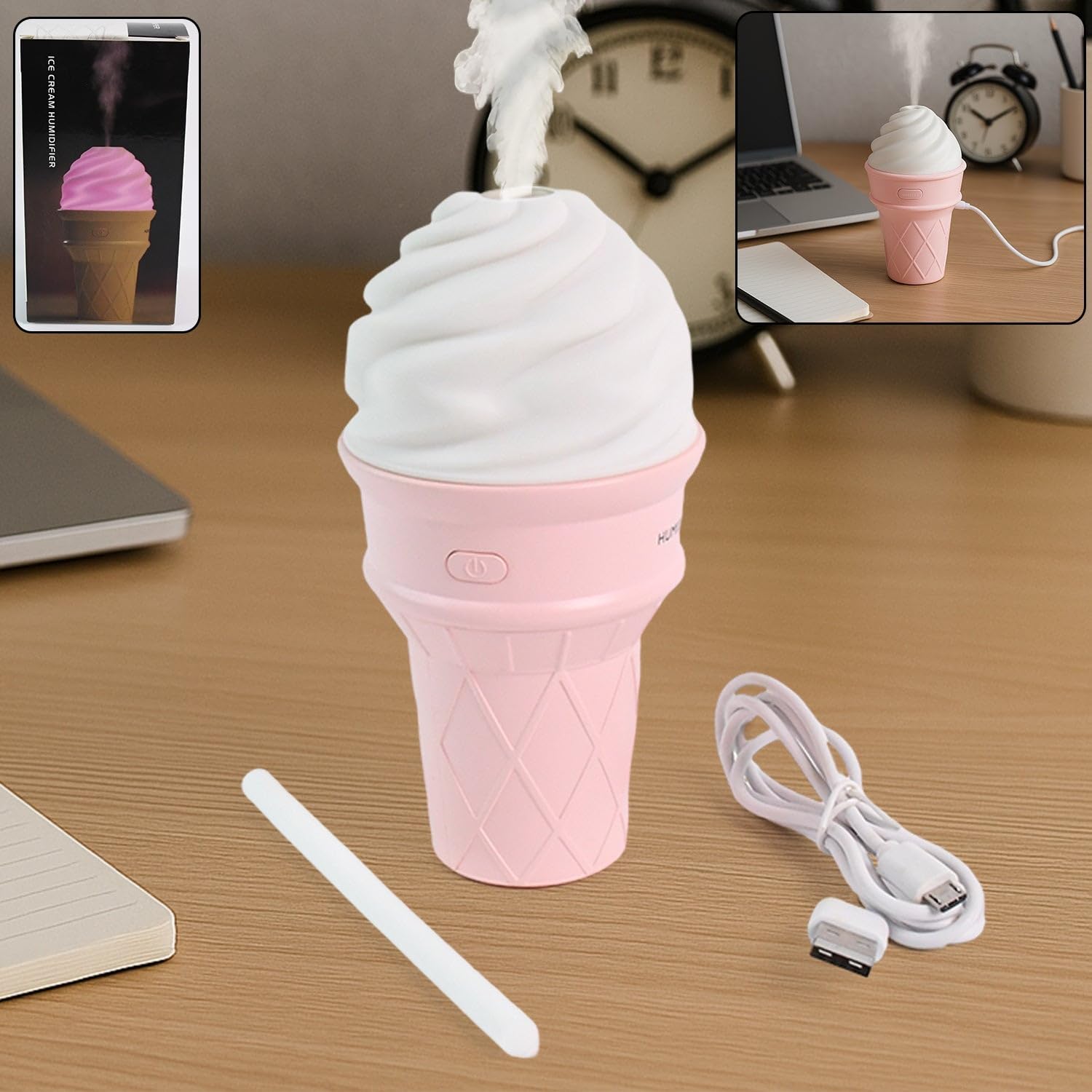 Portable Ice Cream Cone Shape Health-picture-27
