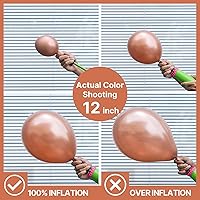 Vista 826 de PartyWoo Nude Balloons 100pcs 12 Inch Apricot Boho Fall Neutral Latex Helium Balloons for Graduation Wedding Anniversary Birthday Boy Baby Shower