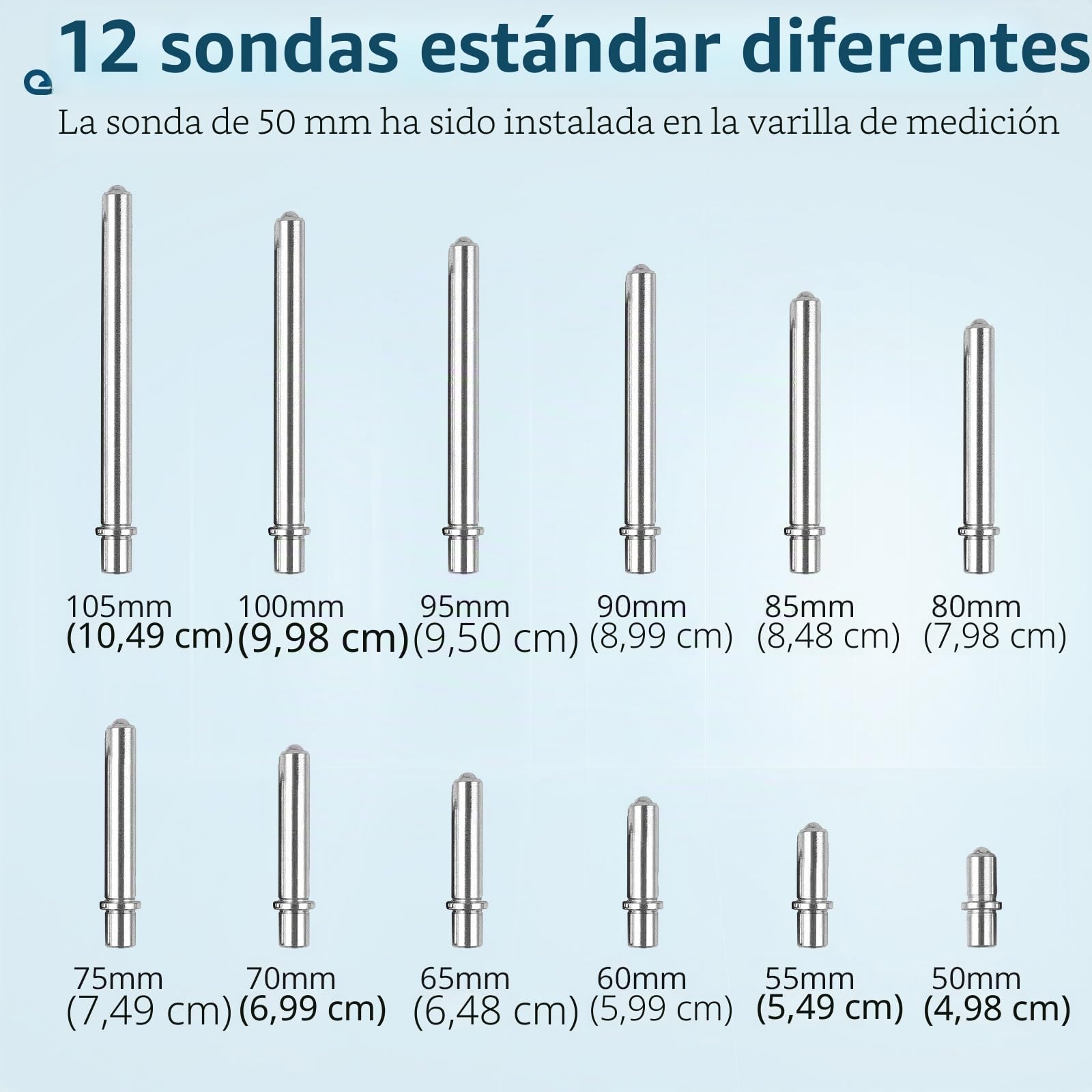 Indicador de Diámetro 0.01mm/0.0005” Indicador Dial Digital Reloj Comparador 50-160mm(2-6inch) con Dial Autocentrante para Cilindros Calibre