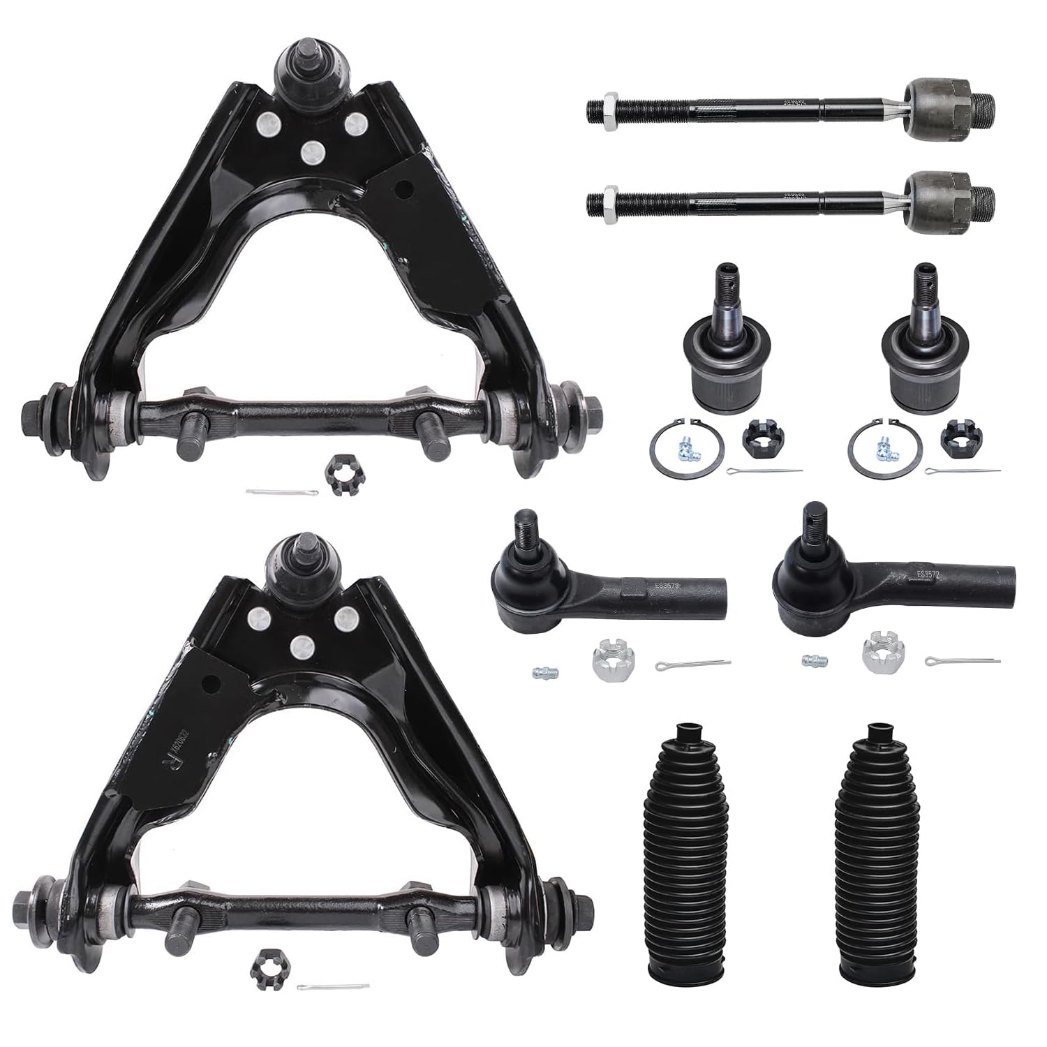 Detroit Axle - 4WD Front End Suspension Kit for 2000-2004 Dodge Dakota