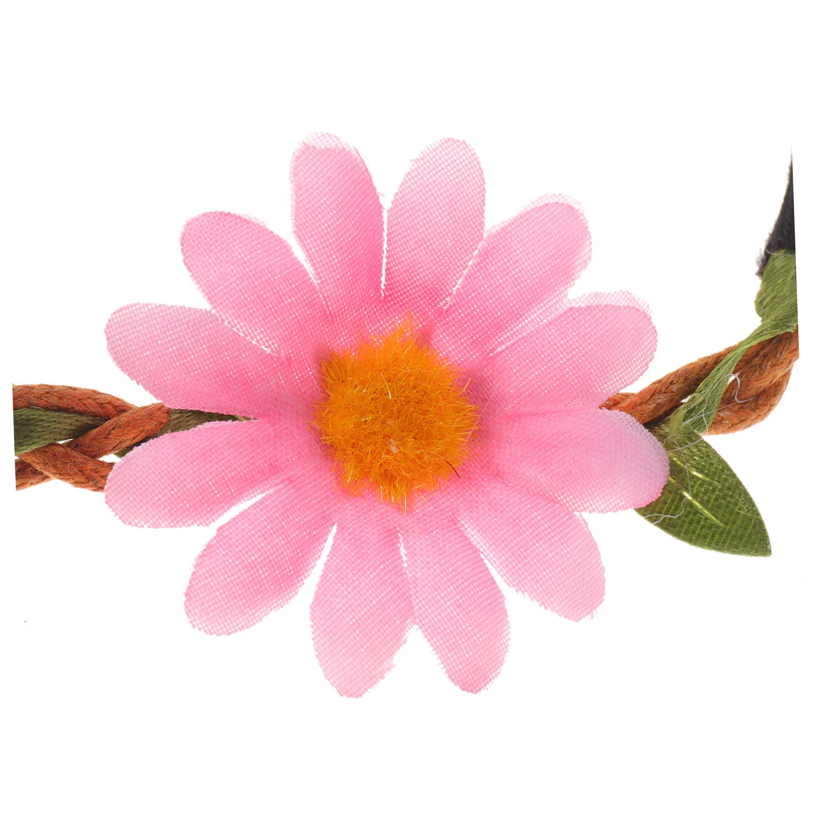 Didiseaon 40 Pz fascia del fiore del sole corone di girasole per le donne fascia per margherita in tessuto Decorazioni floreali decorazioni per matrimoni nastro fasce da sposa