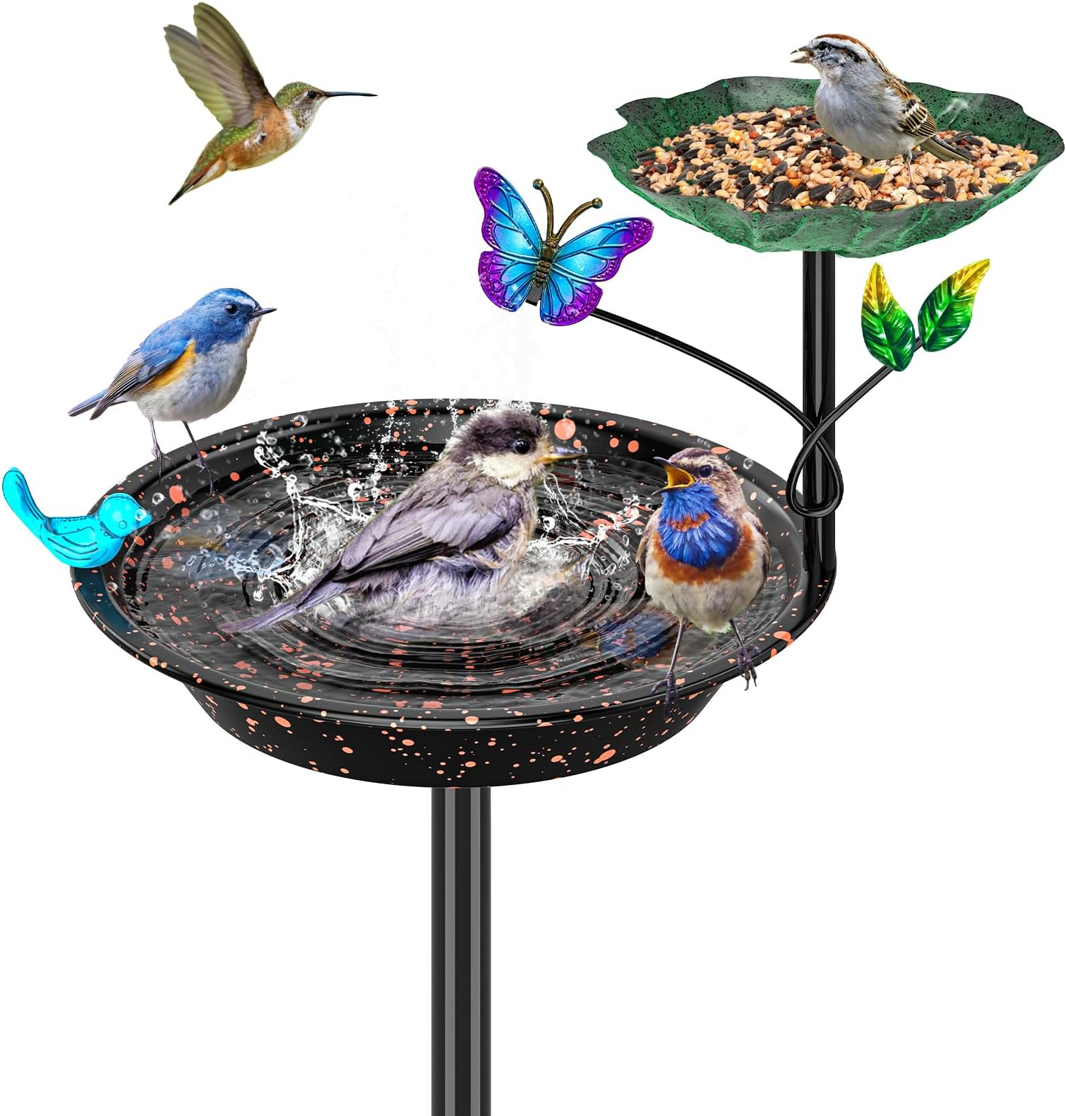Amazon.com: Free Standing Birdbaths for Outdoors, Large Bird Bath ...