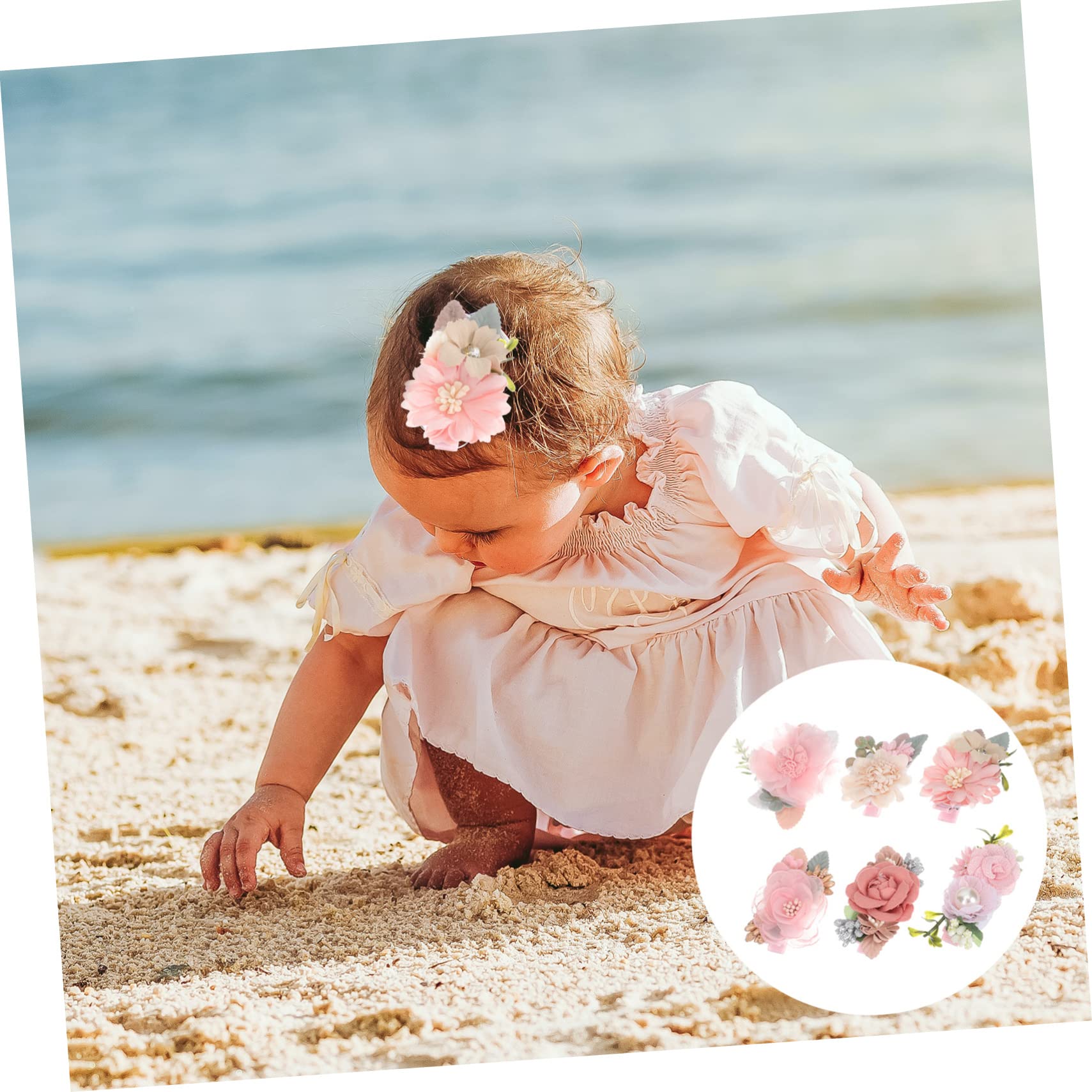 VICASKY 24pezzi Fermagli Per Fiore Con Clip Alligatore Accessori Per Bambine Per Feste Servizi Fotografici e Occasioni Speciali