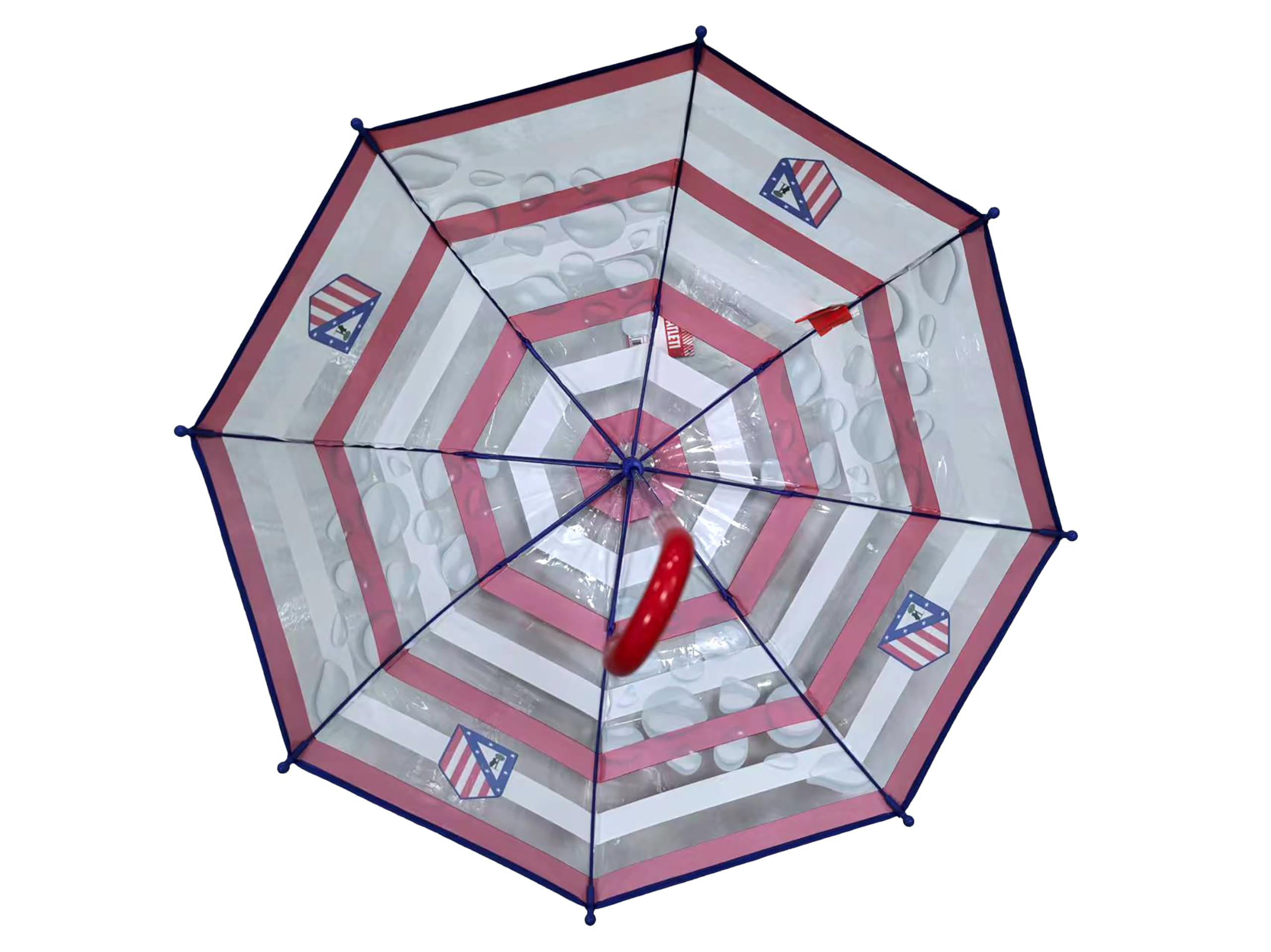 CYPBRANDS Atletico de Madrid Paraguas infantil 48 cm Transparente Oficial