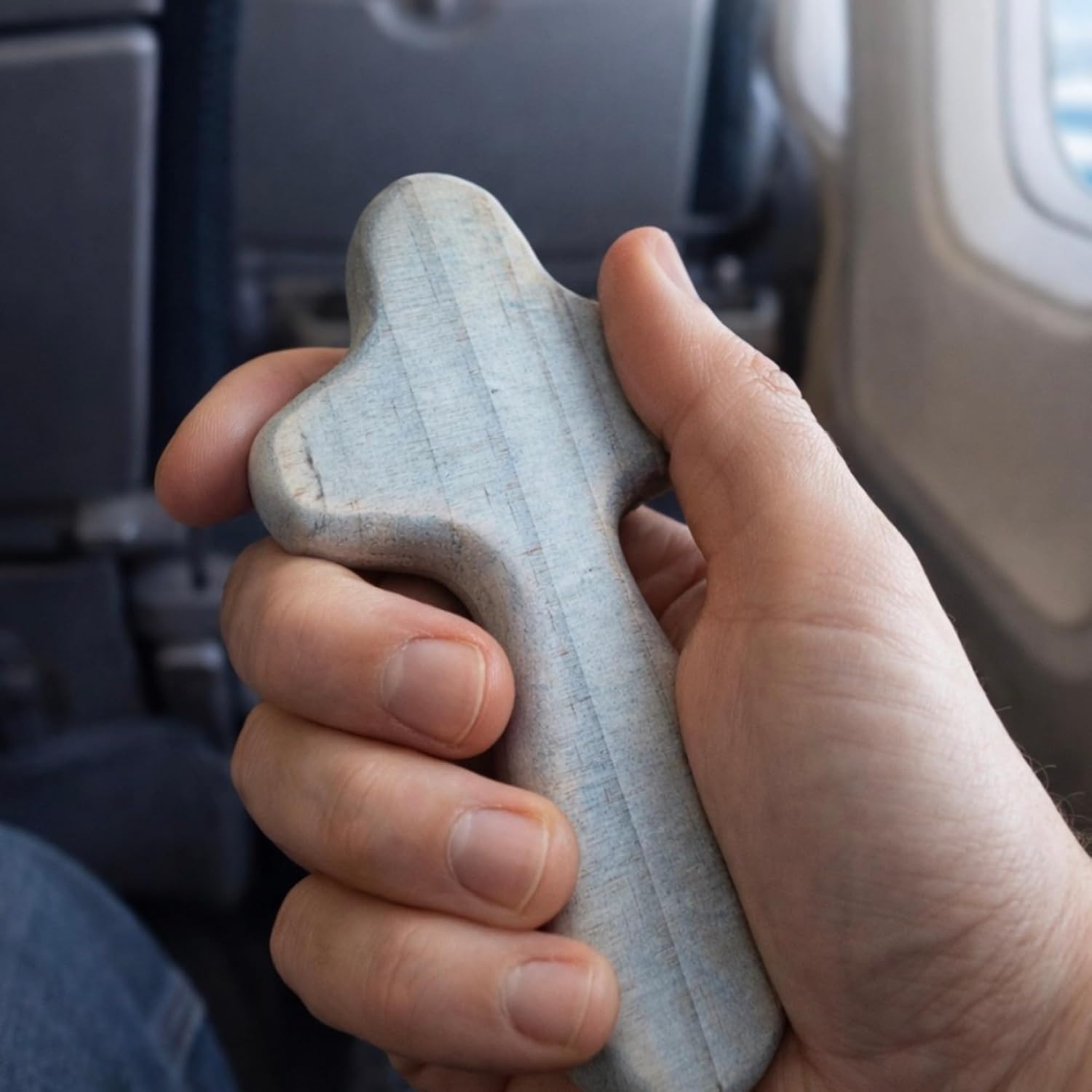 Westmon Works Prayer for a Safe Flight Comfort Cross Set with Holy Prayer Card