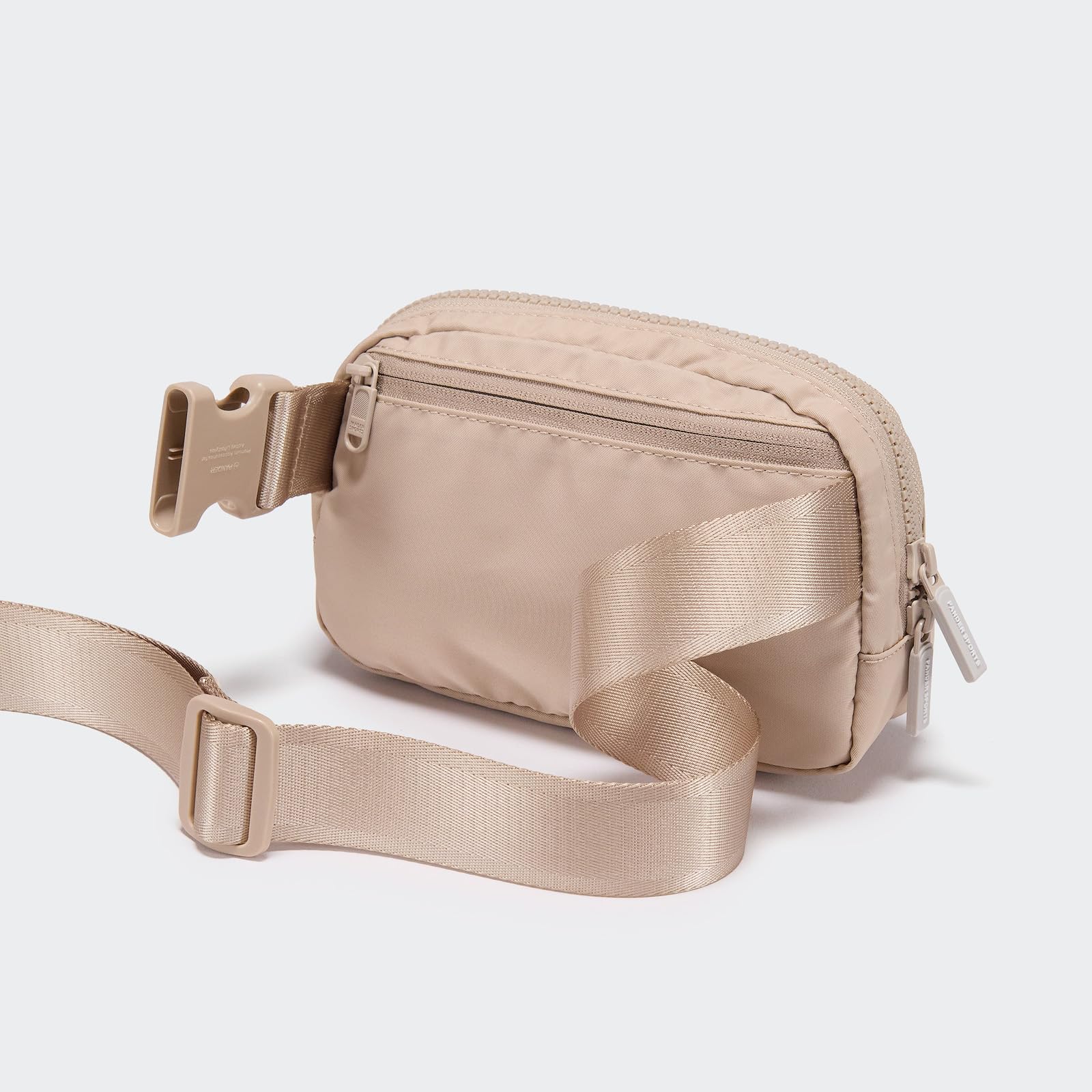 Pander Nylon Fanny Pack for Women, Two-Way Zipper Crossbody Bag view 3