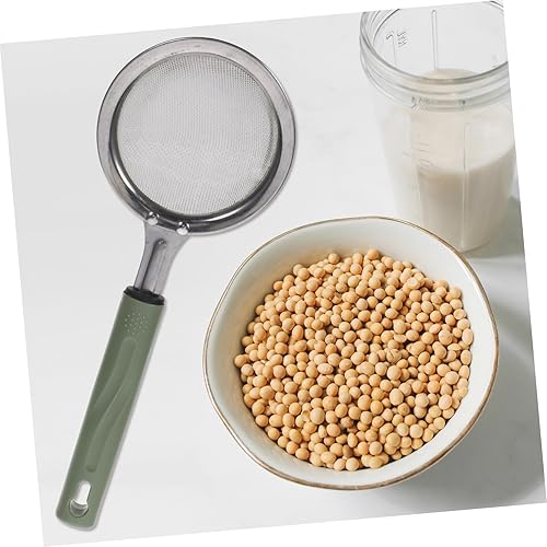Miniatura 4 de PRETYZOOM Colador de malla fina, tamiz de filtro de alimentos de acero inoxidable para exprimir diseño de té, fácil de usar, tienda multiusos,
