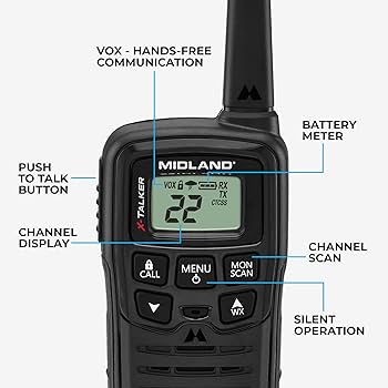 Midland（ミッドランド）　X-Talkerシリーズ　トランシーバー Midland X-Talker T71VP3 Two-Way Radio | Midland Radio – MIDLAND