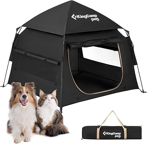 Miniatura 1 de KingCamp Corralito para mascotas para perros, tienda de campaña plegable para perros, corralito para cachorros pequeños y medianos, tienda de