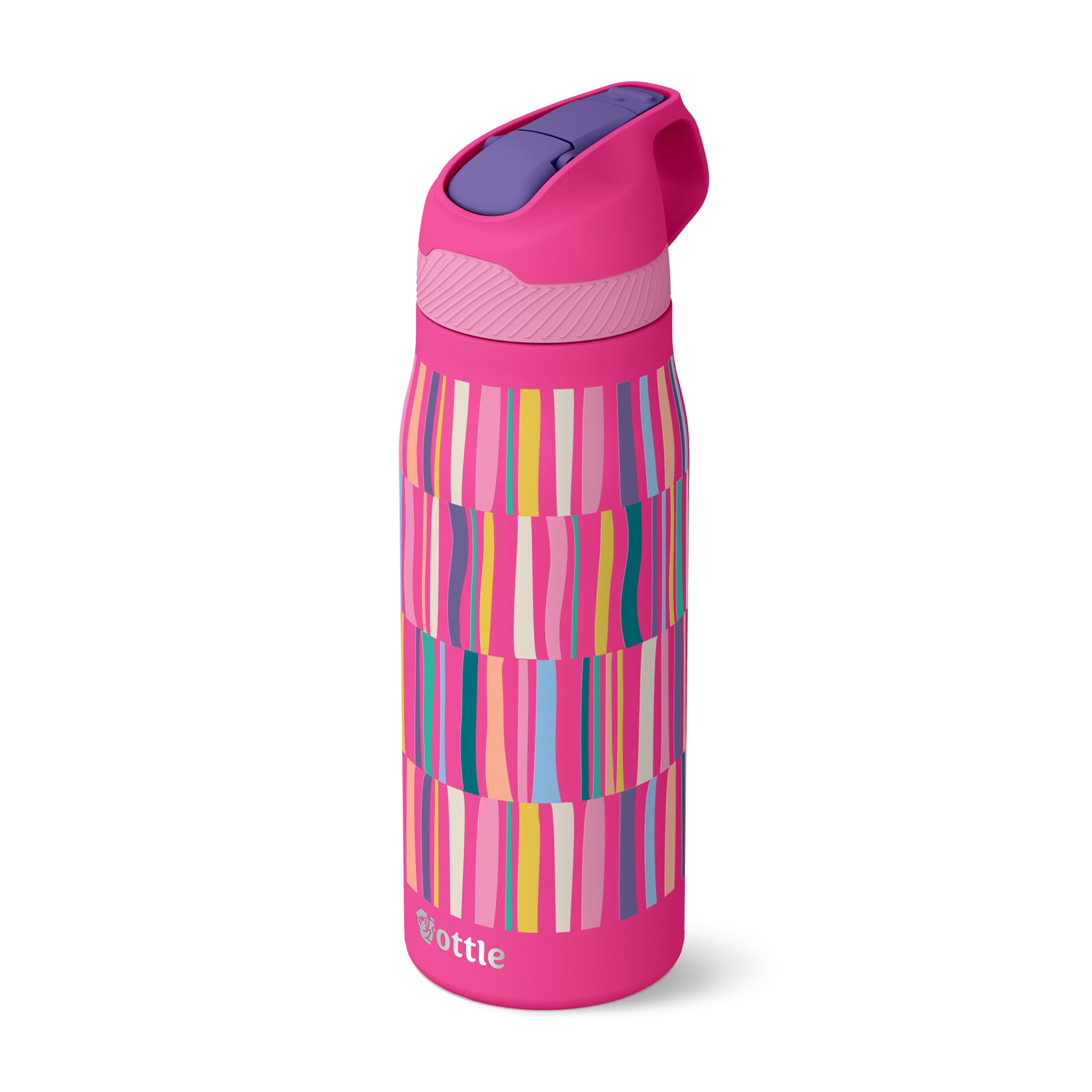 Ottle Cove Cruiser Stainless Steel Water Bottle - 24 oz Insulated Flask with Leak Proof Lid BPA-Free - Reusable Gym Water Bottle for Travel, Camping &