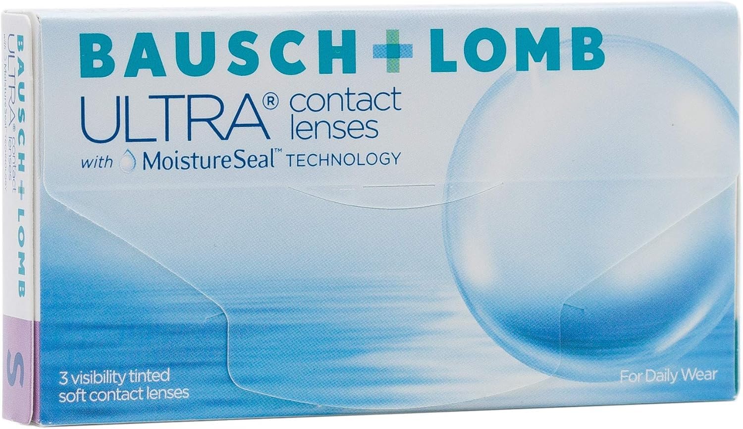 BAUSCH + LOMB ULTRA lentillas mensuales esféricas, 3 unidades / 8.5 BC / 14.20 DIA / -03,75
