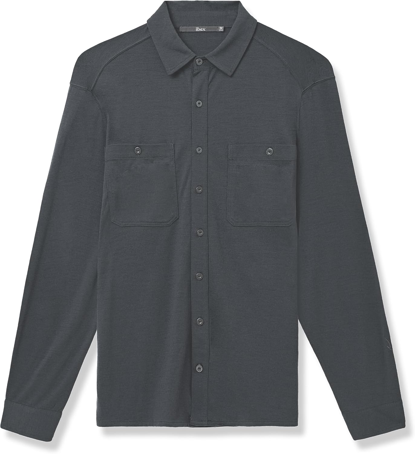 IBEX Nomad Merino Wool Button-Down Shirt for Men | Stylish Long Sleeve Wool Shirt for Casual Wear or Party Wear