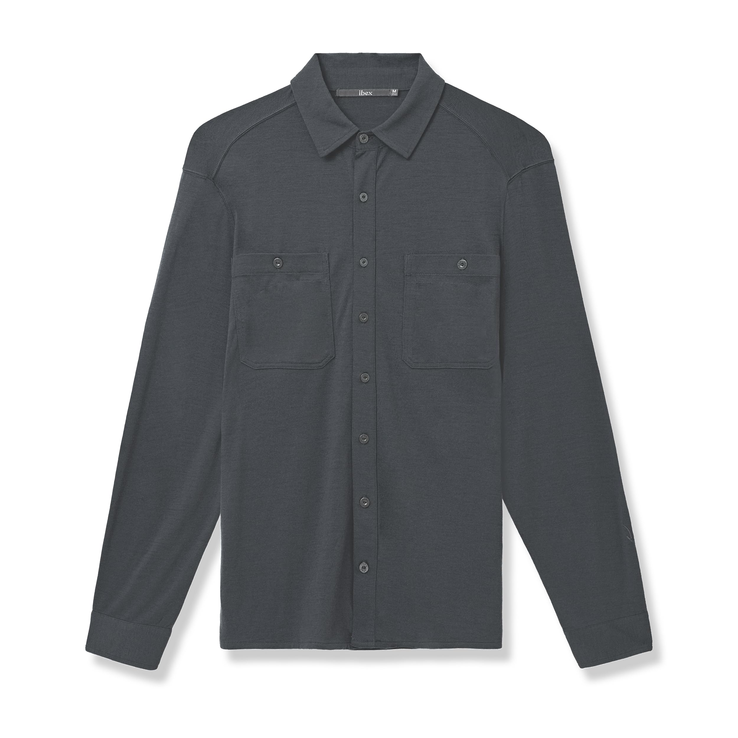 IBEX Nomad Merino Wool Button-Down Shirt for Men | Stylish Long Sleeve Wool Shirt for Casual Wear or Party Wear