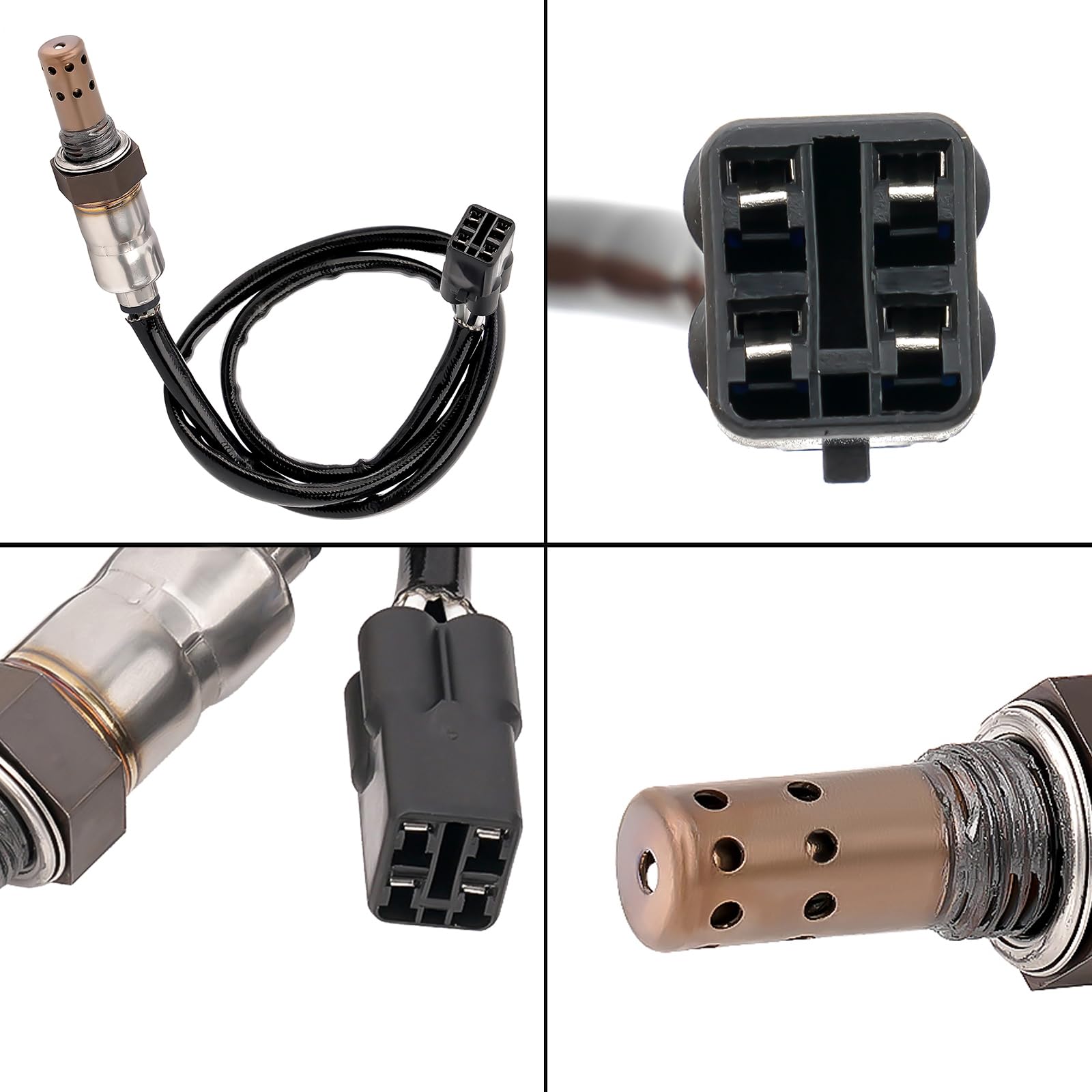 Road Passion 21176-Y006 Sensor de Oxigeno,Lambda Sonda O2 Compatible con Kymco Xciting 250 580mm/ Kawasaki SC300 J300 2014-2016/ SC300 J300 ABS 2014-2017/ SC125 J125 2016/ SC125 J125 ABS 2016-2017