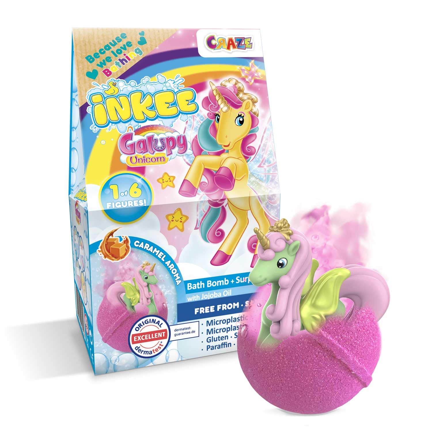 Craze Inkee Galupy Unicorn Vannipomm Lastele 1 Tk