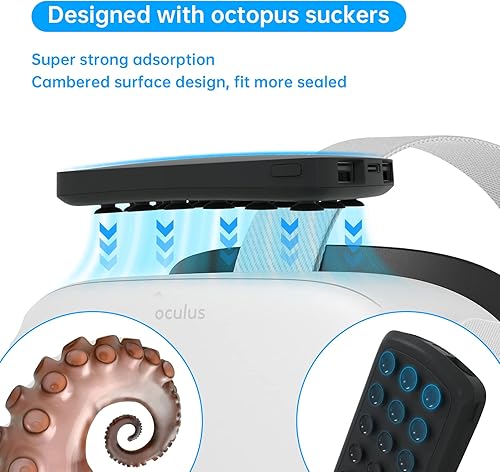 Miniatura 2 de Battery Pack for Meta Oculus Quest 2 5000mAh Extra 2 Hours Playtime Meta Oculus Quest 2 VR Extended Extra Battery Pack