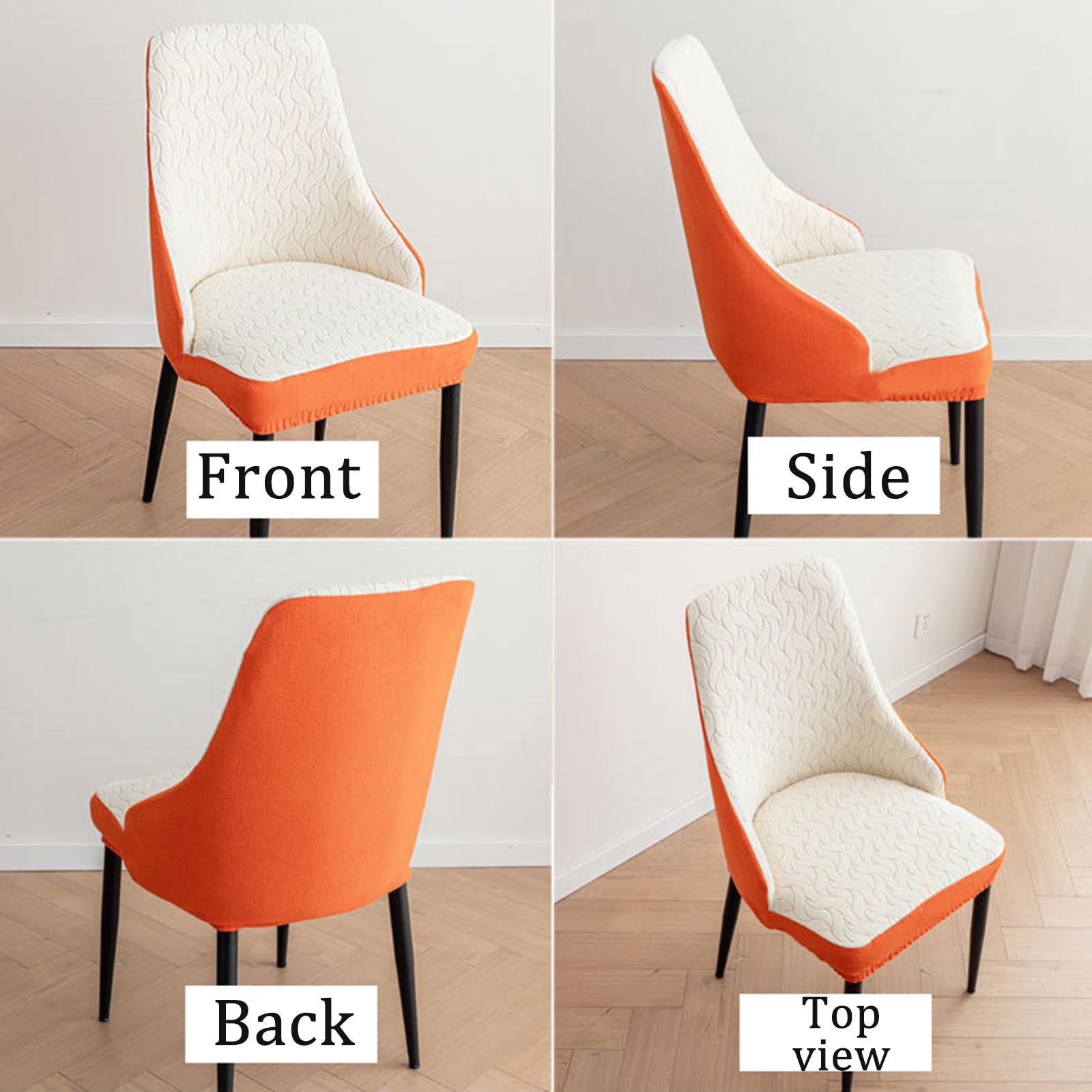 Mswborml F 1pcs High Back Chair Covers For Dining Chairs