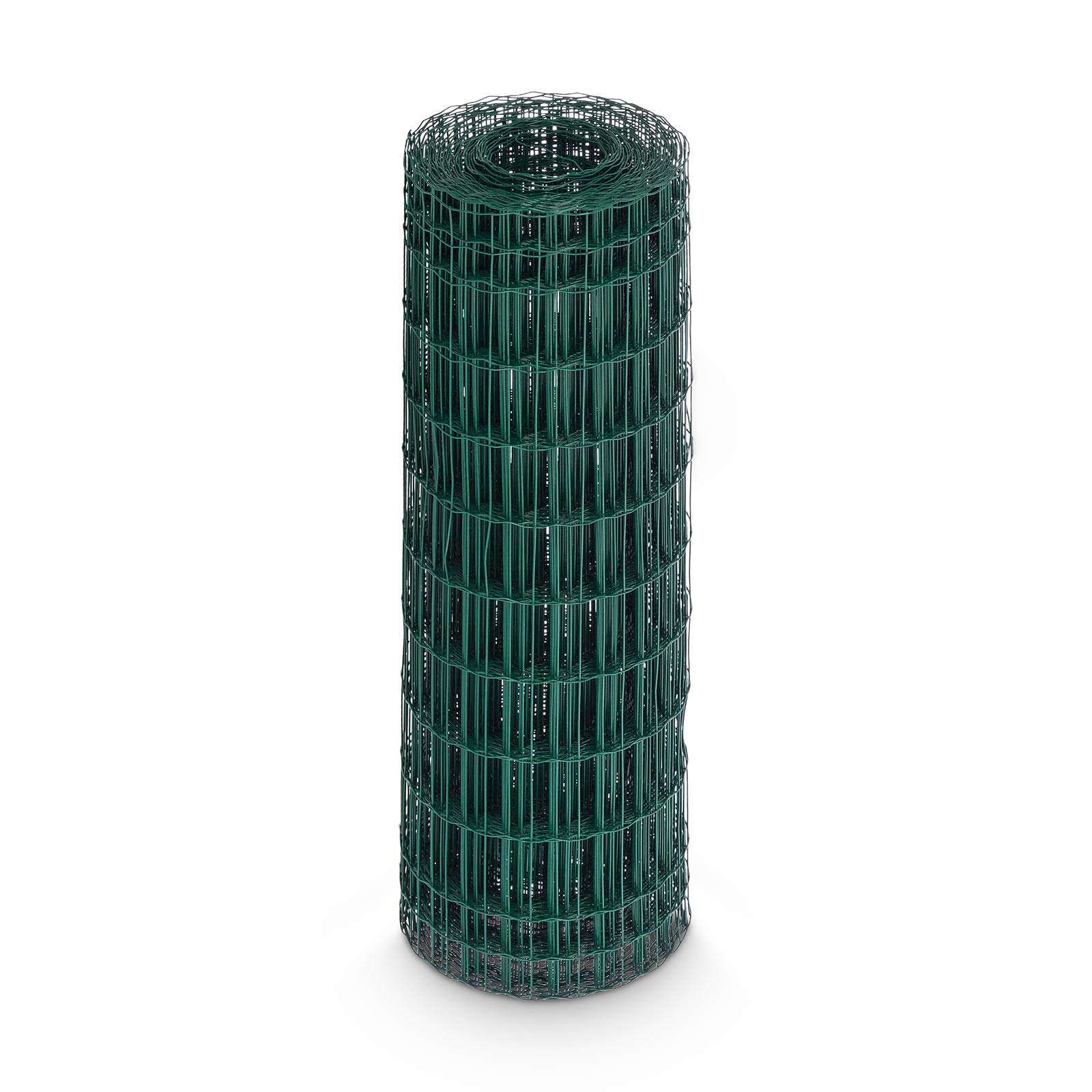 Garmix Gartenzaun 25m Grün Maschendrahtzaun 7,5 x 10 cm (60cm)