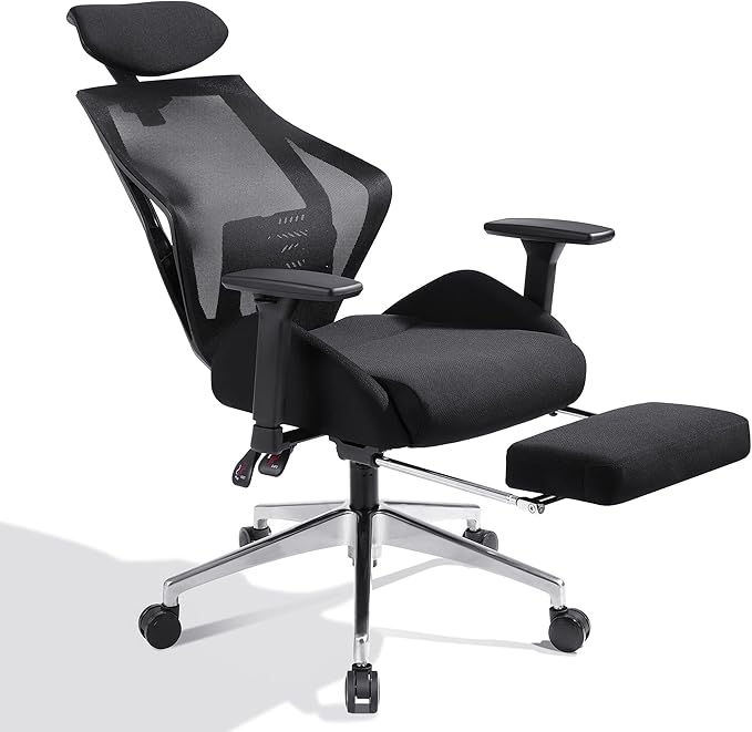 DEVAISE Ergonomics Recliner Office Chair, High Back Mesh