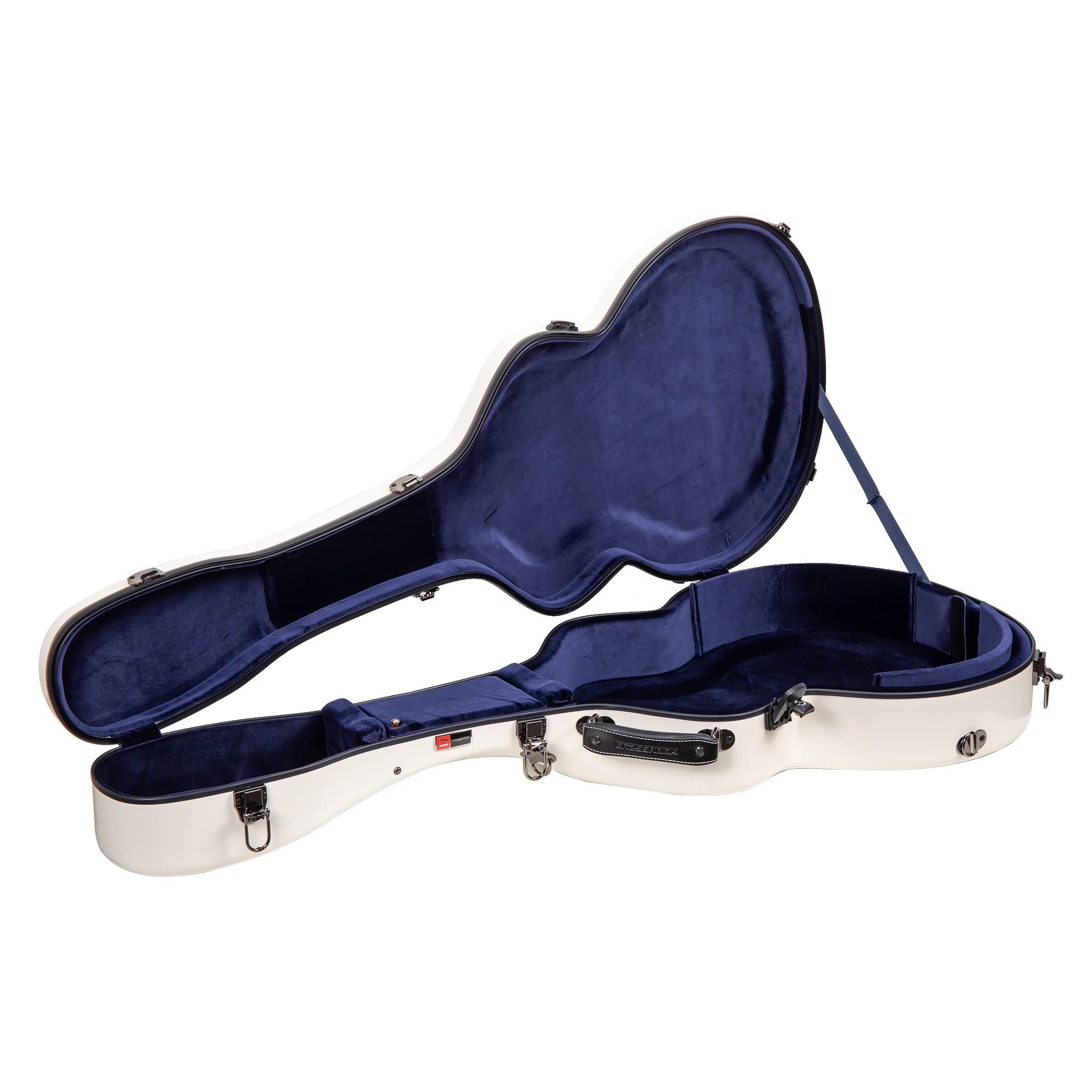 Crossrock Custodia per chitarra acustica in fibra di vetro