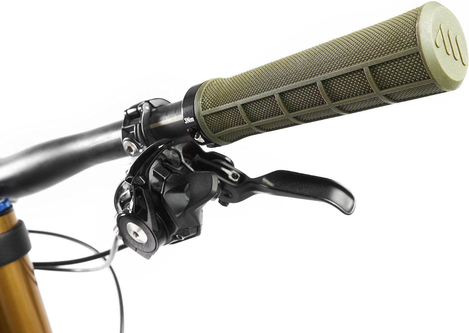 All Mountain Style Unisex's AMS Berm Grips, Gum, Universal, Green - Image 5
