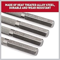 Vista 7 de HORUSDY Juego de punzón y punzón central de 4 piezas