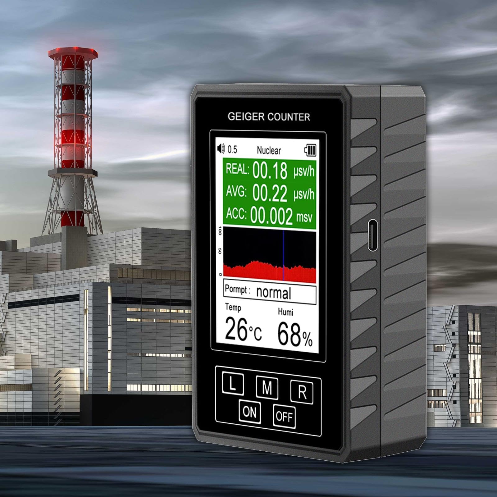 Radiation Detector Radiation Tester for Industry Field Electromagnetic Field Black-image-27