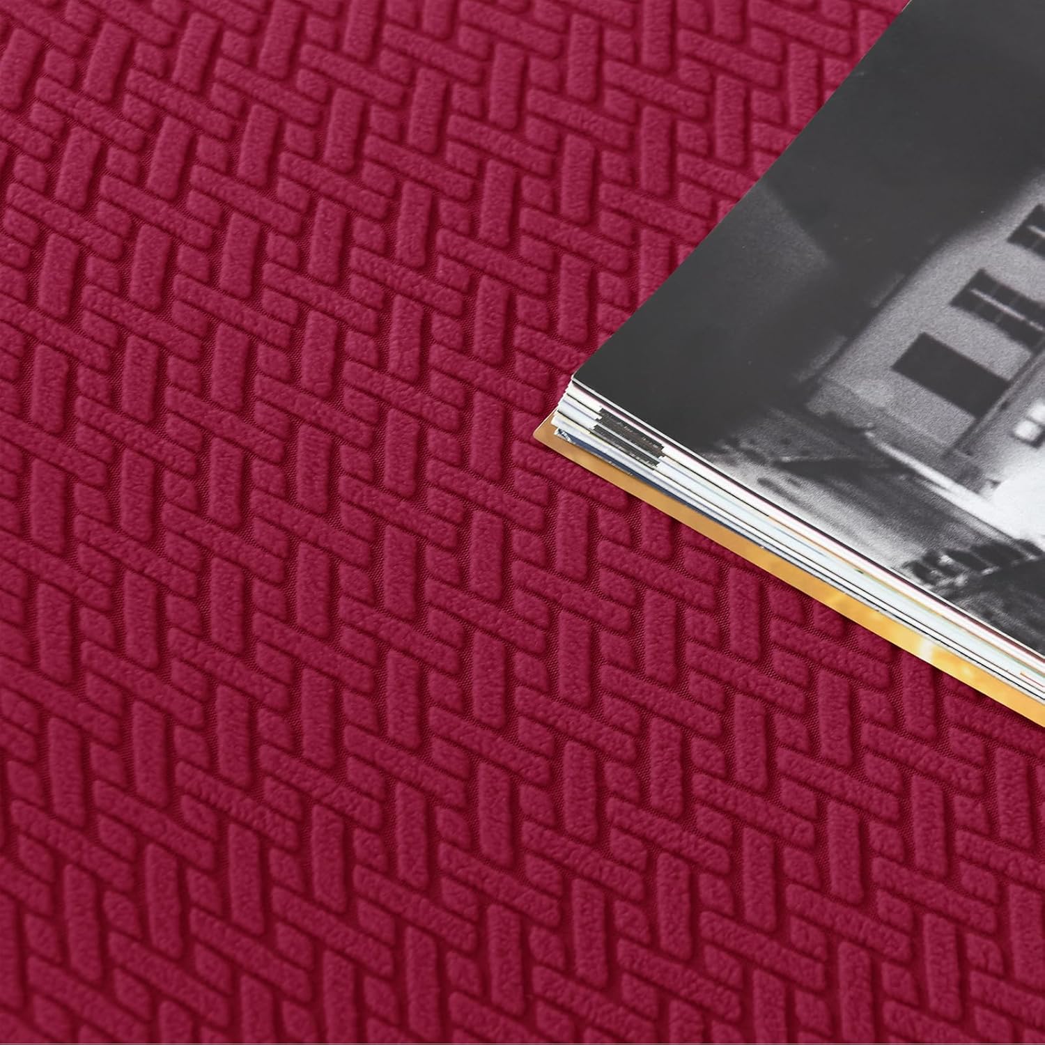 Recliner Cover, Jacquared Stretch Reclining Chair Covers for Cushion Reclining Sofa, Oversized Soft Large Lazy Boy Recliner Couch Cover, Machine Washable,5