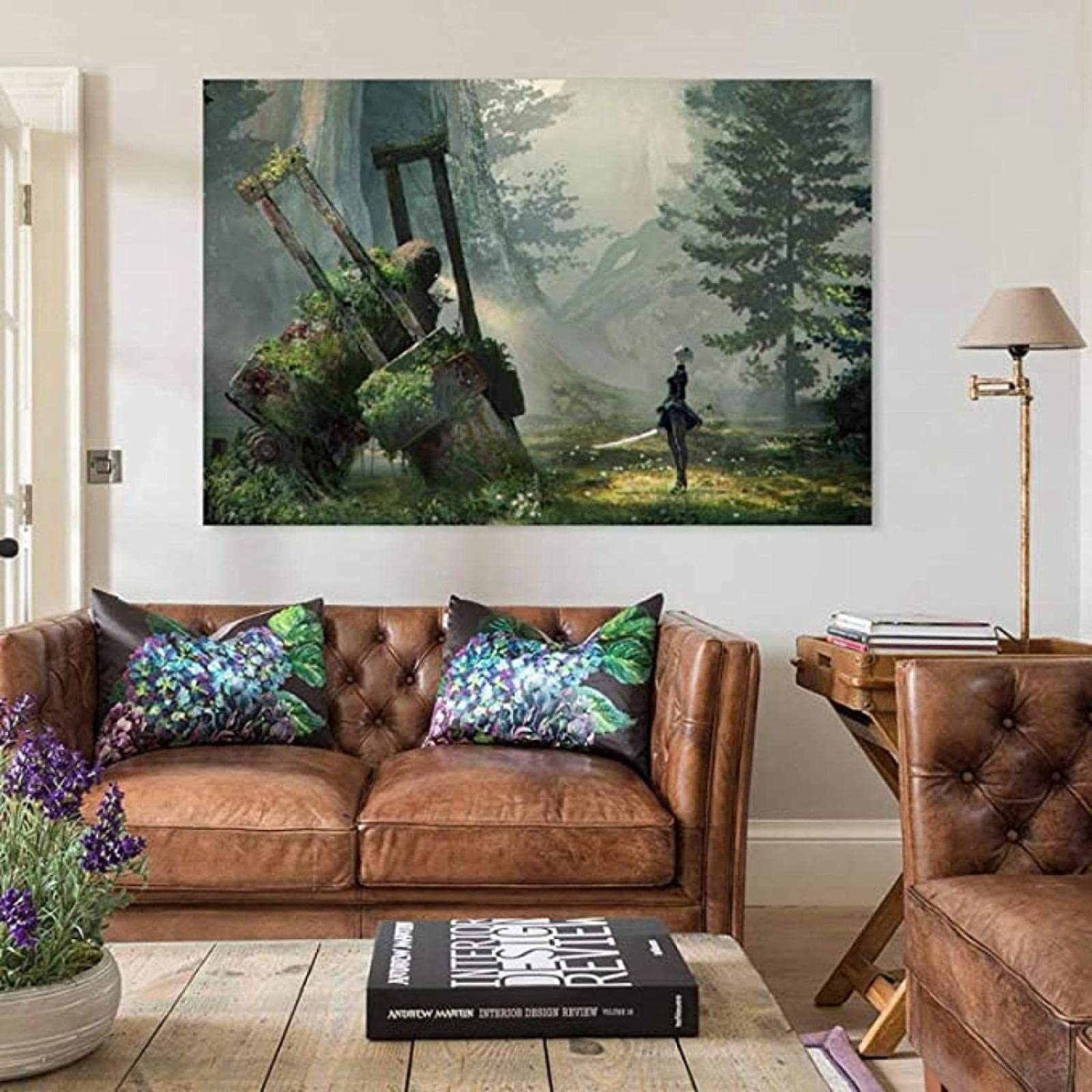 値下げ！【新品】リビングルーム装飾画 装飾画~2 Amazon.co.jp: ニーアオートマタ壁紙Hdポスター装飾画リビング