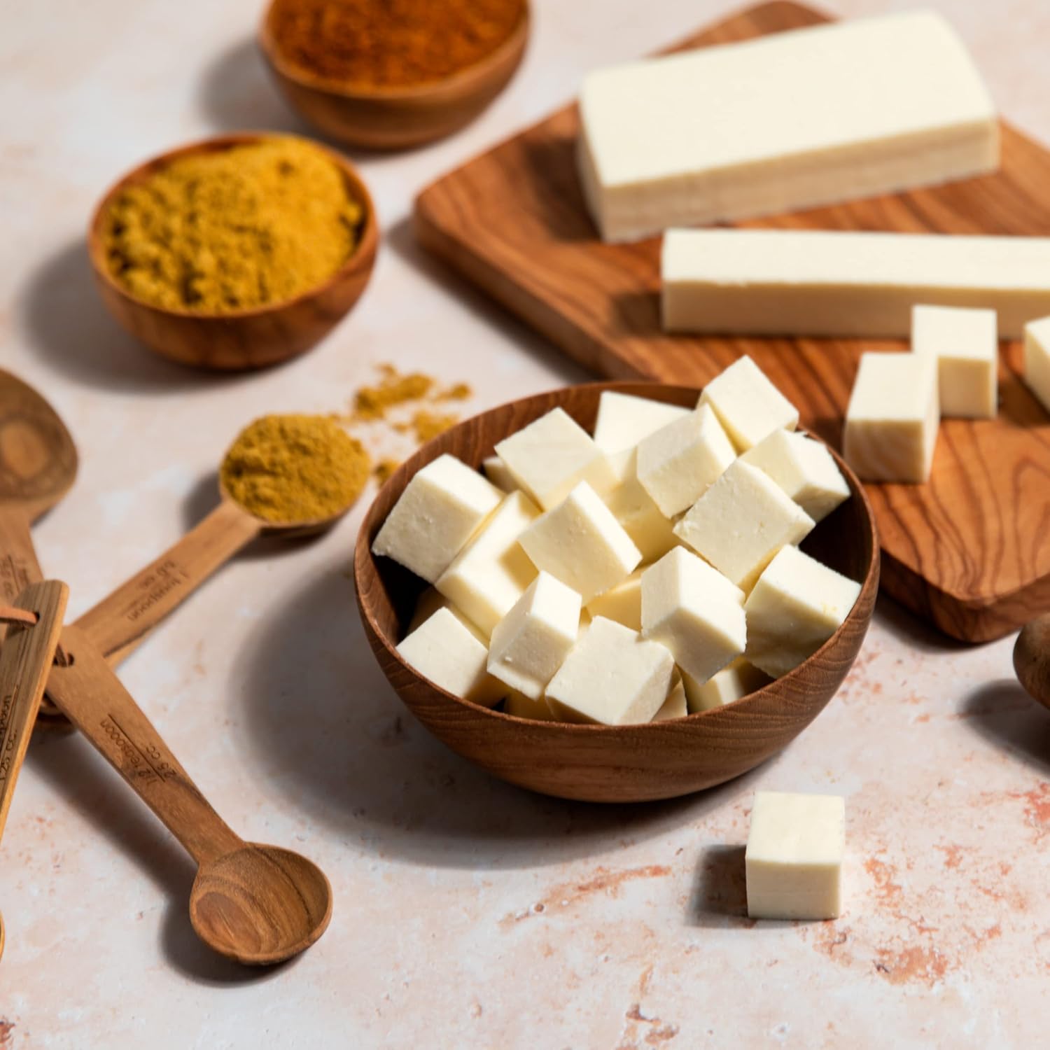 Paneer Cheese - Whole Form (5 pound) - Pack of 3
